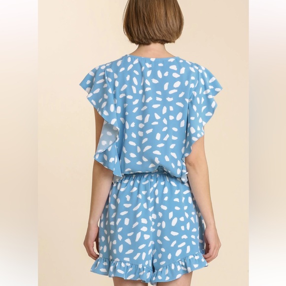 14 Dalmatian and Ruffle Romper - Picture 3 of 3